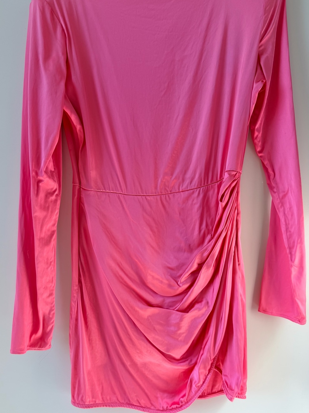 Gauge81 Vibrant Pink Long-Sleeve Midi Dress - Picture 2 of 5